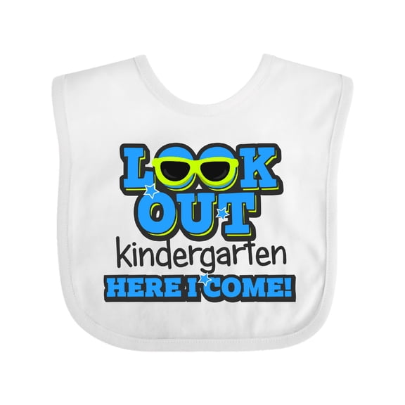Inktastic Look out Kindergarten Here I Come Boys Baby Bib