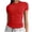 Red, variant on HONHUZH Womens Summer Tops Short Sleeve Wrap Tops Solid Color Crewneck Casual Pullover Slim Fit T-shirt
