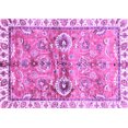 thumbnail image 1 of Ahgly Company Indoor Rectangle Oriental Purple Traditional Area Rugs, 6' x 9', 1 of 4