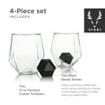 thumbnail image 2 of Viski Tumblers and Basalt Stone Set, Whiskey Glasses and Stones, Set of 4, 2 of 7