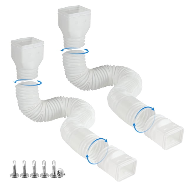 Extensores flexibles para bajante de canalón 53-173 cm plusgutter