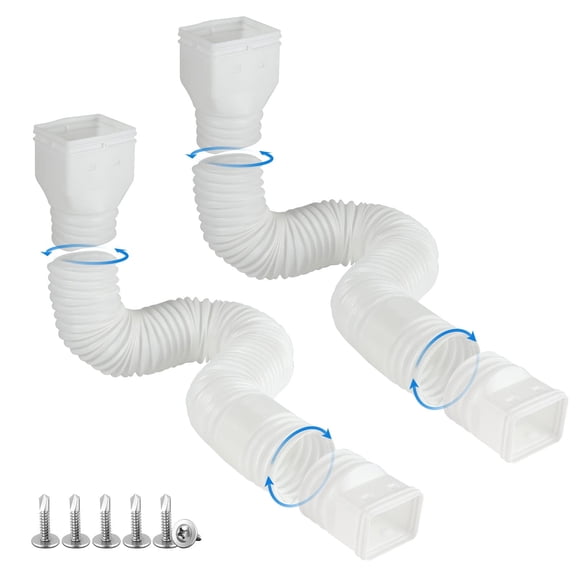 Extensores flexibles para bajante de canalón 53-173 cm plusgutter