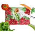 thumbnail image 2 of Fox Terrier Poinsettas Glass Cutting Board Large, 2 of 2