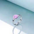 thumbnail image 2 of Anillo para Mujer Baño en Plata 925 de Gato Huella Ajustable Rosa - Regalos para mujer - Incluye caja para regalo GOLD SHIELD GOLD SHIELD - Anillo Gato Ajustable, 2 of 7