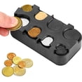 thumbnail image 5 of Car Coin Holder, Euro/Dollar Coin Dispenser Storage Box - BLACK, 5 of 5