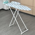 thumbnail image 4 of Anvazise Ironing Board 36-Inch Desktop Ironing Board with Iron Rest Height Adjustable Removable Heat-Resistant Cover Foldable Anti-slip Clothes Sleeves Mini Ironing Board (Light Grey), 4 of 13