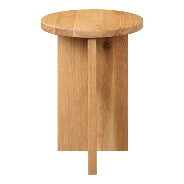 MOE'S Home TABLE d'Appoint en Chêne Naturel