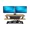 Black / Light Brown, variant on VersaDesk PowerPro Electric Standing Desk Converter - Adjustable Sit Stand Workstation for Home & Office W/ Usb Charging Port | Black (40x24)