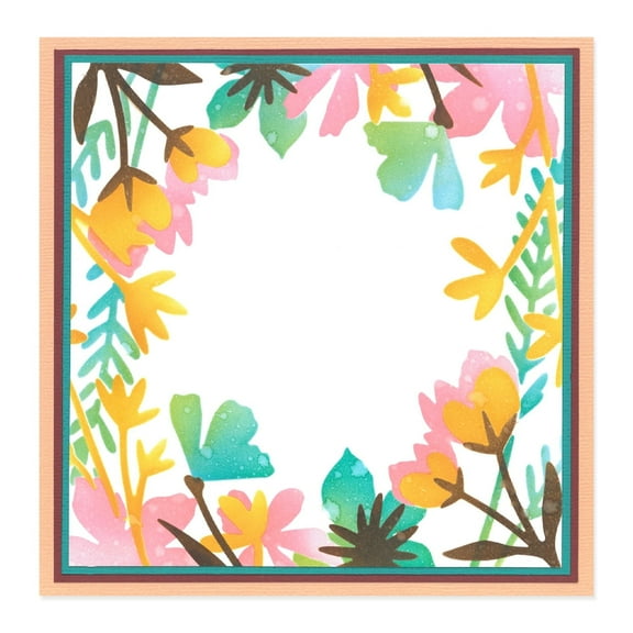 Sizzix Layered Stencils - Botanical Border