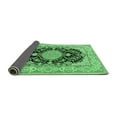 thumbnail image 2 of Ahgly Company Indoor Square Medallion Emerald Green Traditional Area Rugs, 5' Square, 2 of 4