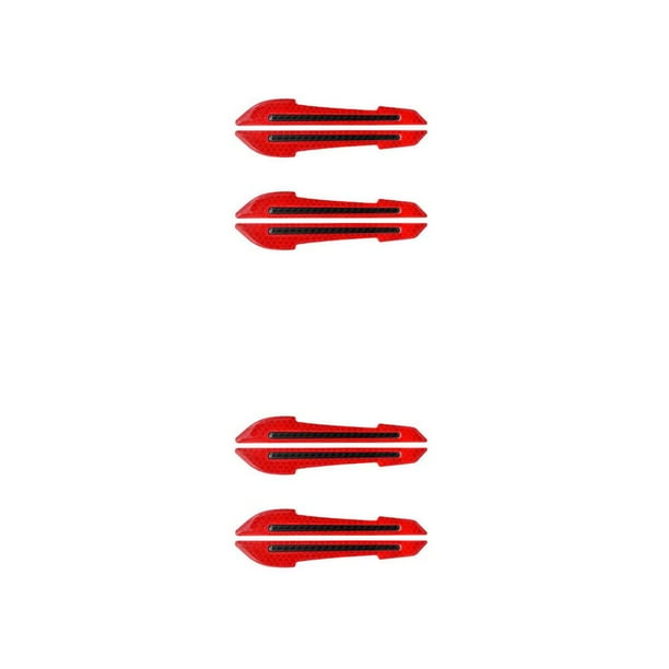 Sidaley Pegatinas para espejo retrovisor de coche, 2 piezas, tira de advertencia, cinta nocturna, impermeable, a prueba de sol, autoadhesiva, Reflector Rojo 2piezas Sidaley CBP267640