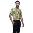 thumbnail image 2 of BESTMAN Printed Shirts For Men Short Sleeve Button Down Casual Cotton Shirt, 2 of 5