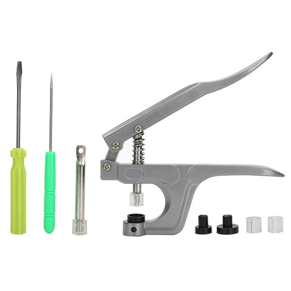 Rivet Press Hand Pliers Leather Accessory No Disassembly Required Portable Aluminum Material Snap Installation Tool for Leather Crafting for Sewing Clothing