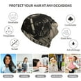 thumbnail image 5 of Pofeuu Vintage Ram Pilot Print Multifunction Beanie Hat for Men Women Fashion Scarf Soft Stretch Skull Cap, 5 of 8