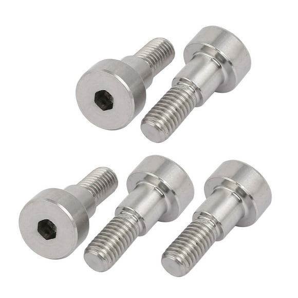 Unique Bargains 5pcs Hex Socket Shoulder Bolt 6mm Shoulder Dia 6mm Shoulder Length M5 Thread
