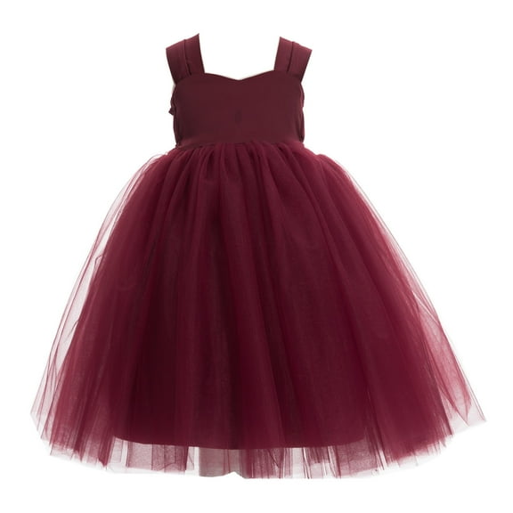 Ekidsbridal Girl Princess Flower Girl Dress - Cap Sleeves Sequin Tutu Tulle 201-A (Size: M-10)