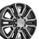 thumbnail image 2 of Llanta OE y ruedas CV70A Sierra 2500/3500 Denali, 20 x 8.5, color negro brillante, 2 of 6