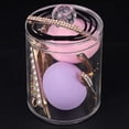 thumbnail image 3 of xiaxaixu Cotton Swabs Storage Box, Transparent with Dust-proof Cover, 3 of 10