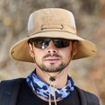 thumbnail image 3 of Sun Hat for Men Women Fishing Hat Wide Brim Safari Hat Waterproof Bucket Hats UV Protection Boonie Hat for Hiking Beach Garden, 3 of 3