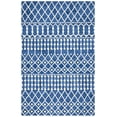 thumbnail image 2 of SAFAVIEH Blossom Aspen Geometric Wool Area Rug, Navy/Ivory, 6' x 9', 2 of 8