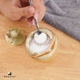 thumbnail image 5 of Radicaln Green Onyx Marble 3" Salt Cellar with Lid and Spoon – Kitchen Salt Container | Spice Jars, Salt Box, Sugar Bowl & Seasoning Holder Set for Countertop Storage, Dining & Home Décor, 5 of 6