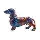 thumbnail image 3 of Estatua coleccionable de resina de perro salchicha para la repisa de la chimenea del dormitorio o apartamento. Estilo E, 3 of 9