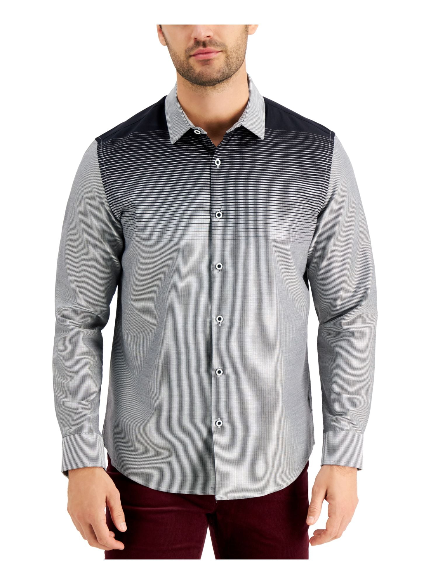 Claiborne Mens Big \u0026 Tall Indigo Plaid 