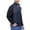 Blue, variant on WREESH Mens Slim Fit Henley Shirts Workout Shirt Color Block Long Sleeve Zip Up Pullover Causal Lightweight T Shirts Blue