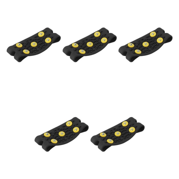 Sonducket Antideslizante Nieve Hielo Escalada Picos Agarres Crampon Studs 5-Stud Zapatos Cubre Suministros al aire libre Type2 Sonducket CBP072274