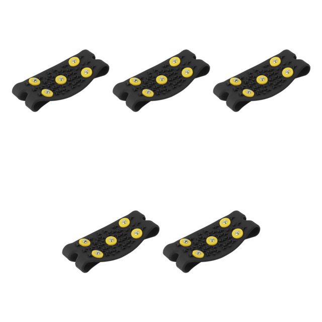 Sonducket Antideslizante Nieve Hielo Escalada Picos Agarres Crampon Studs 5-Stud Zapatos Cubre Suministros al aire libre Type2 Sonducket CBP072274