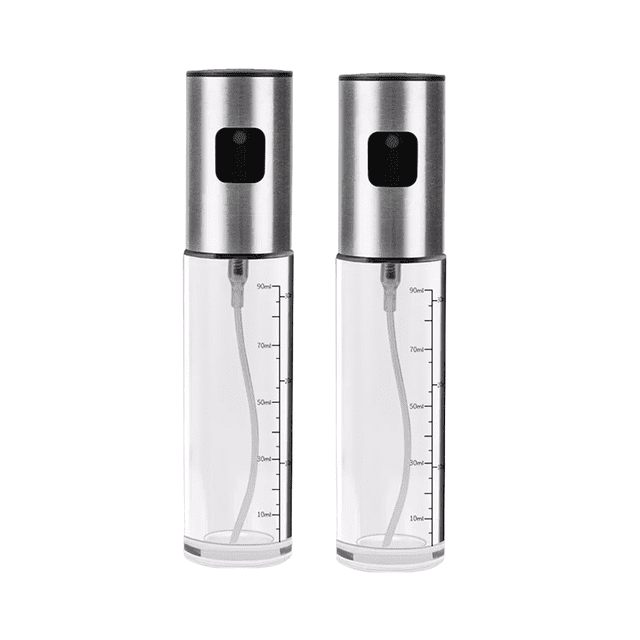 Dispensador De Aceitae De Botella Rellenable Spray 2pcs