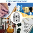 thumbnail image 6 of 2Pcs Dual Concentric Stacked Control Knobs for Electric Guitar and Bass, Black, 6 of 6