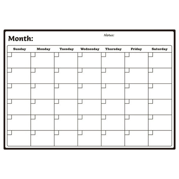 MORESEC under $5 Magnetic Monthly WhiteboardMagnetic Monthly Whiteboard Calendar for Refrigerator, Erasable Schedule Planner Board with Pet Film, Reusable Dry Erase Board for Home Office Organization