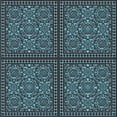 thumbnail image 1 of Ahgly Company Tapis d'Intérieur Lavables en Machine, Carrés, Transitionnels, Bruns, 5' Carrés, 1 of 7