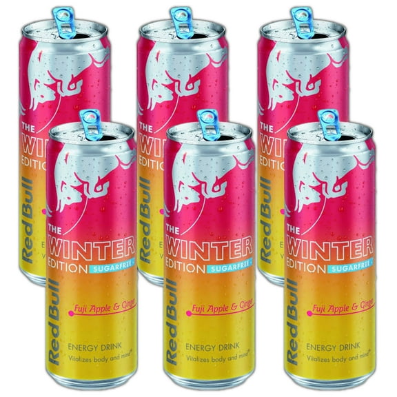 Red Bull Sugar Free Energy Drink, The Winter Edition, 12 Fl Oz (6 pack)