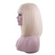thumbnail image 3 of Rosa Star Short Bob Bob Wigs 12 "Rectas con flequillo plano Peluca sintética Cosplay Cosplay Daily Party Wig for Women (613#) esquí esquí Gafas de esquí, 3 of 5