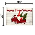 thumbnail image 2 of SeasonsEasy Christmas Gnome Accent Rug 20 x 30 Inch, Holiday Farmhouse Truck Floor Mat with Non-Slip Backing, 2 of 8