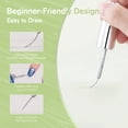 thumbnail image 3 of Set de gel liner para nail art AIBRIT, 10 ml, 4 colores para manicura, 3 of 6