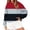 White, variant on Bovemsi Sweatshirt for Women Women's Hooded Striped Retro Printed Fashionable Sportswear Long Sleeved Pullover Top Comfort Hoodie