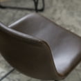 thumbnail image 6 of Walker Edison Full Back Faux Leather Dining Chair, Set of 2, Brown, 6 of 15