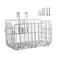 thumbnail image 1 of Bike Basket Organizer Basket Waterproof Cargo Rack Bike Wire Basket, 1 of 8