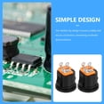 thumbnail image 3 of WEUVEB 50Pcs Power Receptacle With Fastener Wide Compatibility Durable Construction For Diy Projects, 3 of 6