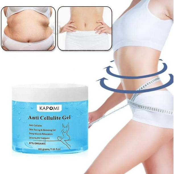 Gel de crema para quemar grasa, crema anticelulítica orgánica para reafirmar la piel, gel adelgazante caliente, pérdida de peso corporal para muslos, piernas, abdomen, brazos y glúteos para esculpir el cuerpo BANYUO Hogar