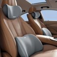 thumbnail image 4 of Reposacabezas de coche o almohada lumbar de espuma viscoelástica para el cuello o la zona lumbar, cojín para el respaldo del asiento del coche, almohadilla para la cintura del conductor, almohada cómo, 4 of 5