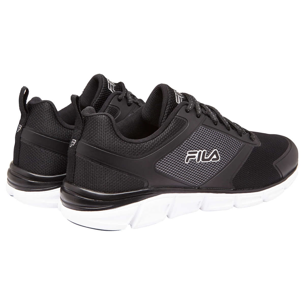 mens black memory foam shoes