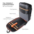 thumbnail image 4 of GOOTIUM Laptop Business Travel Backpack - TSA-Friendly Carry-On Luggage Boundless Collection Daypack for College, Commuting & Work, 4 of 6