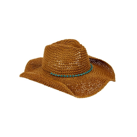 Eliza May Rose Women's Straw Cowboy Hat