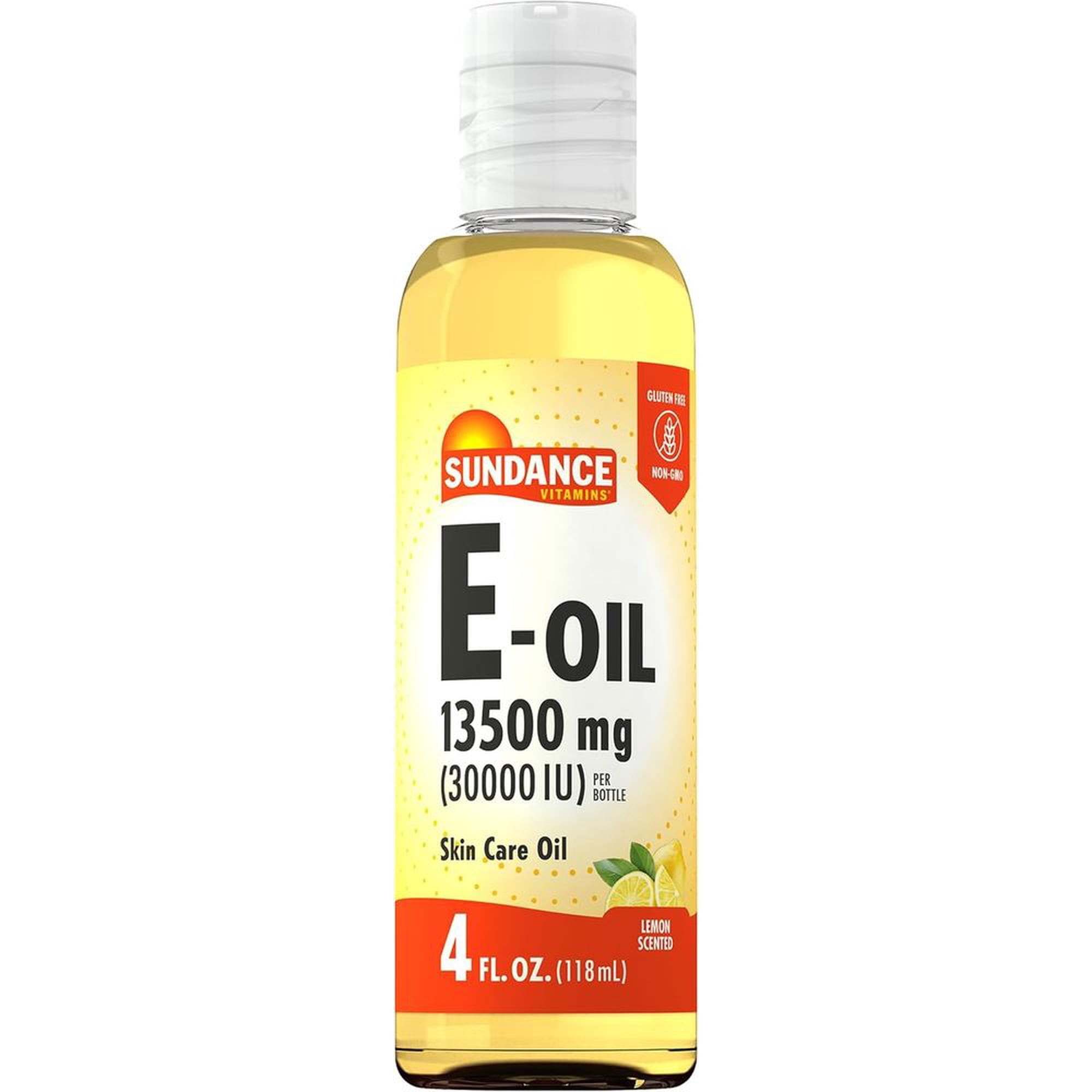 Vitamin E-Oil for Skin 13500 mg (30000 IU) 4 Fluid Ounces Lemon Scented by Sundance