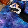 thumbnail image 4 of Homewish Teens Starry Sky Twin Bedding Sets 7-Piece,Universe Galaxy Bedding Comforter Set Microfiber,Abstract Gradient Breathable Sheet Sets,Breathable Home Decor,Reversible, 4 of 8