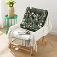 thumbnail image 2 of Small Floral Meditation Pillow - Full & Fluffy Square Seat with Country Garden Blooms, 2 of 4